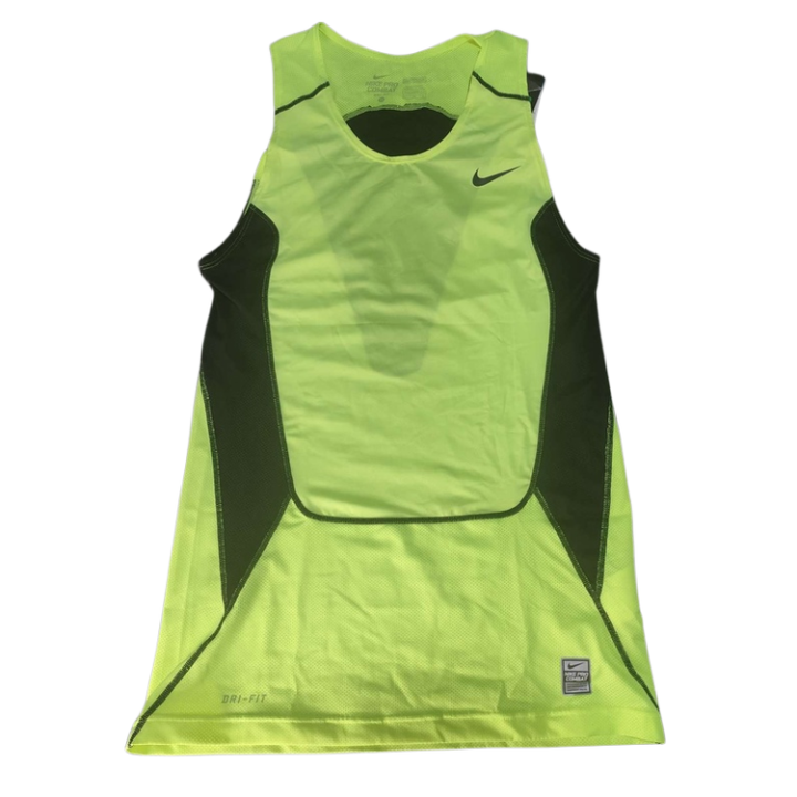 Nike Nike Tank Tops Men's Neon Bright Green Crew Neck Moderate Other