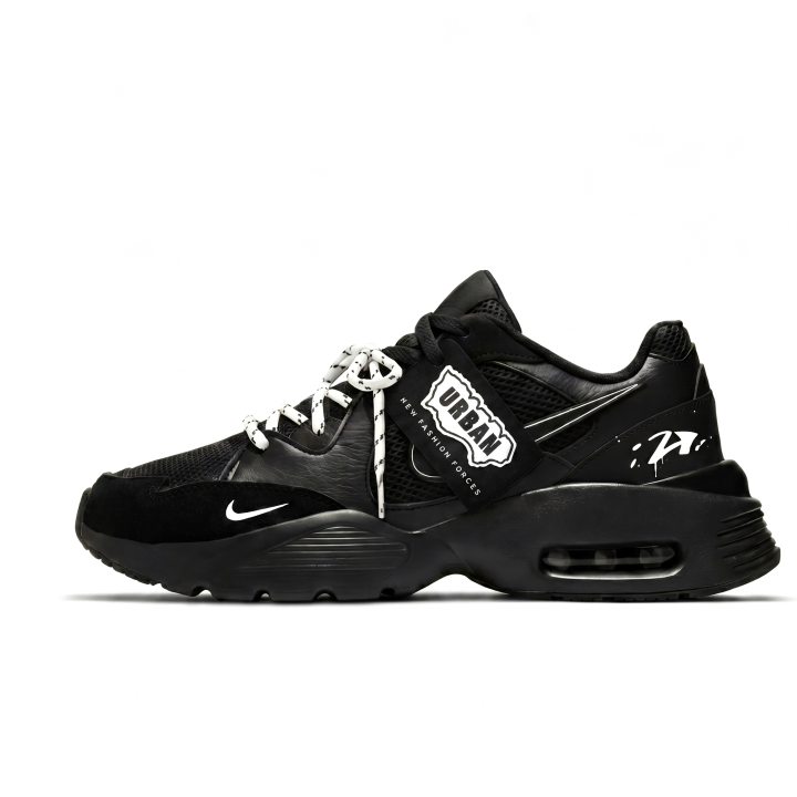 Nike Nike Air Max Fusion Running Shoes Men's Low Top Black/White