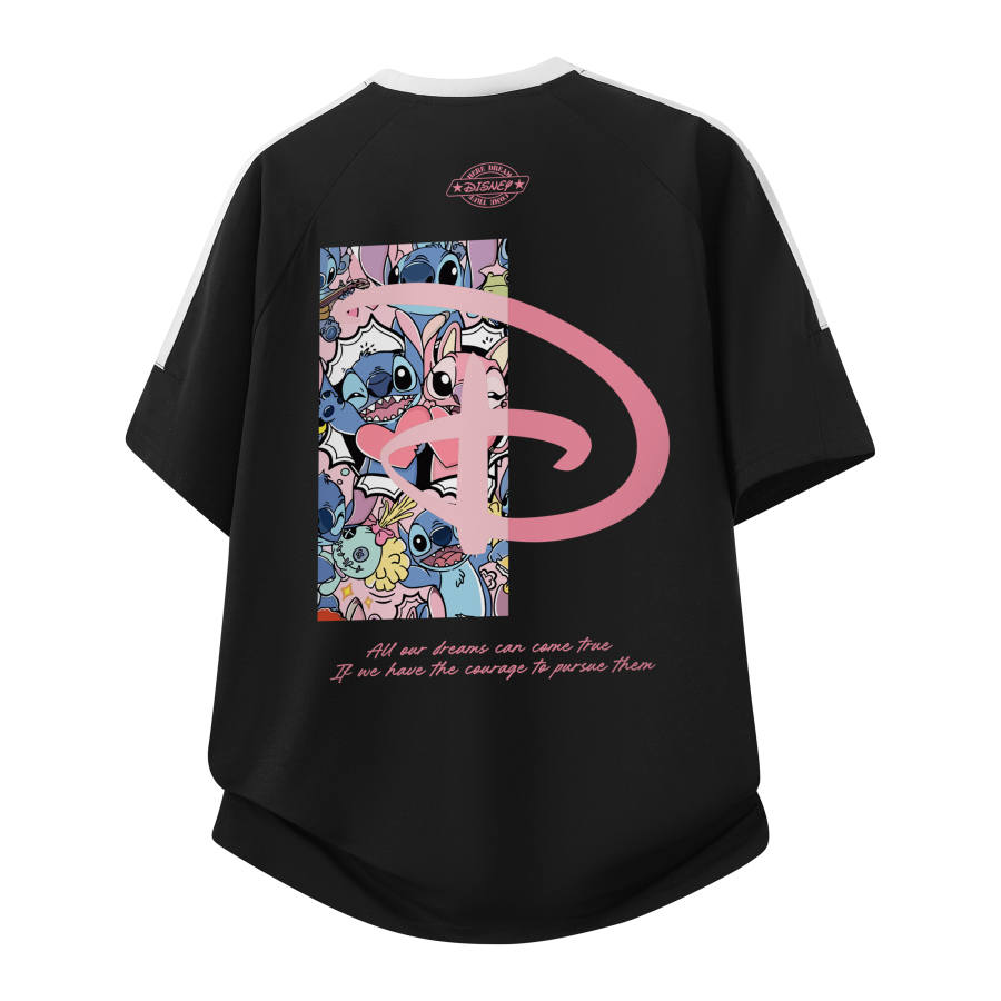 Disney T Shirts Unisex Crew Neck Moderate Straight Fit