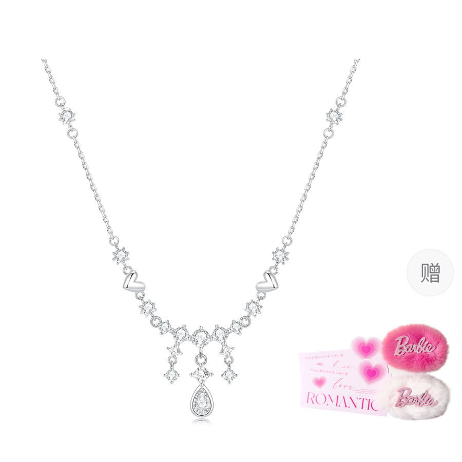 Barbie Crystal Necklaces Women's