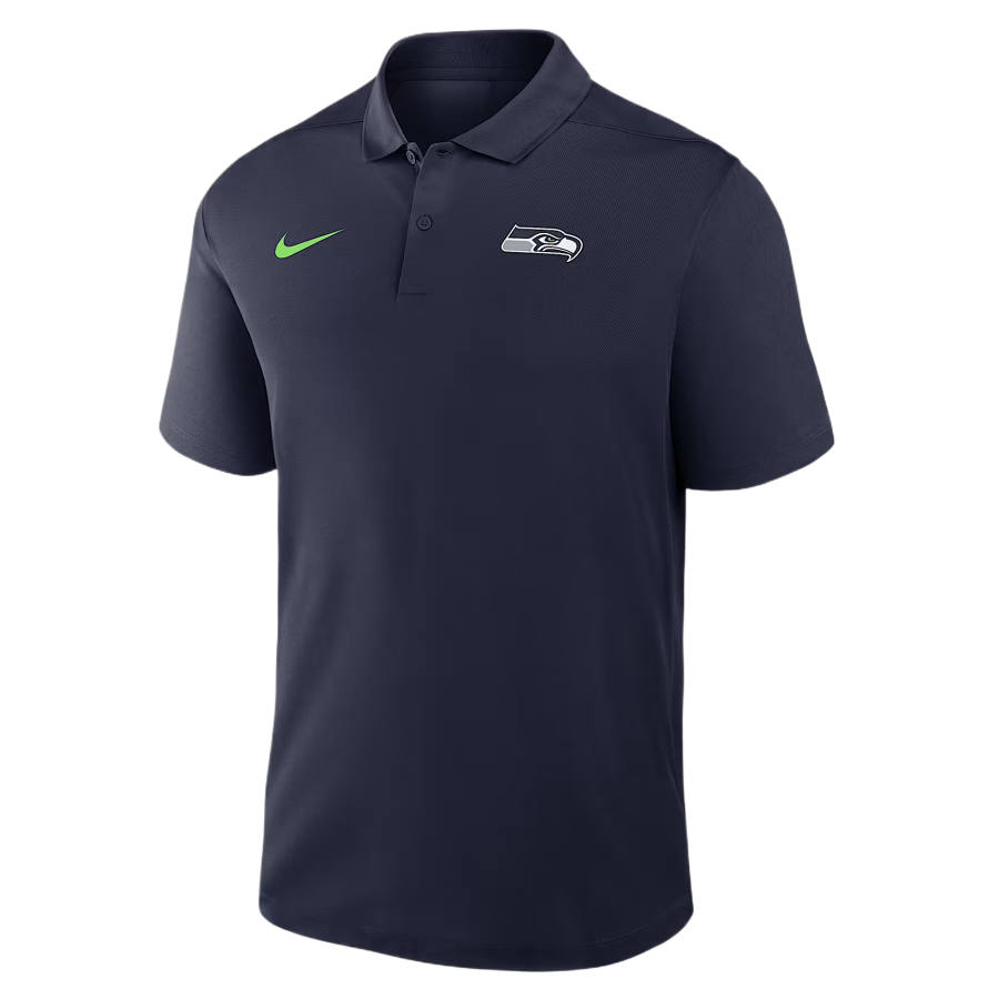 Nike Nike NFL Polo Shirts Men's Marine Blue Polo Collar Moderate