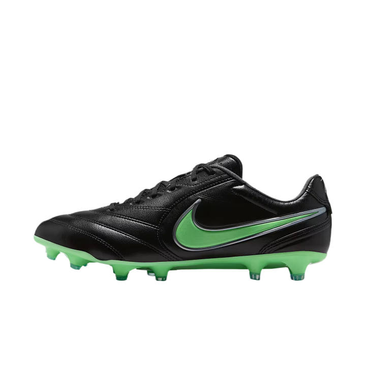 Nike Nike Tiempo Ligera Soccer Shoes Unisex Low Top Black/Black/Multicolor Green