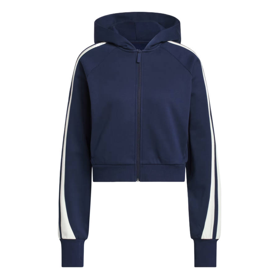 Adidas Adidas BASKETBALL Sweatshirts Women's Midnight Indigo Hooded Non Detachable Moderate