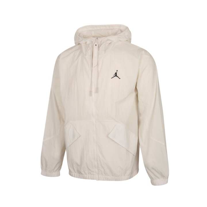 Jordan Jordan Jackets Men's Ecru Hooded Non Detachable Moderate