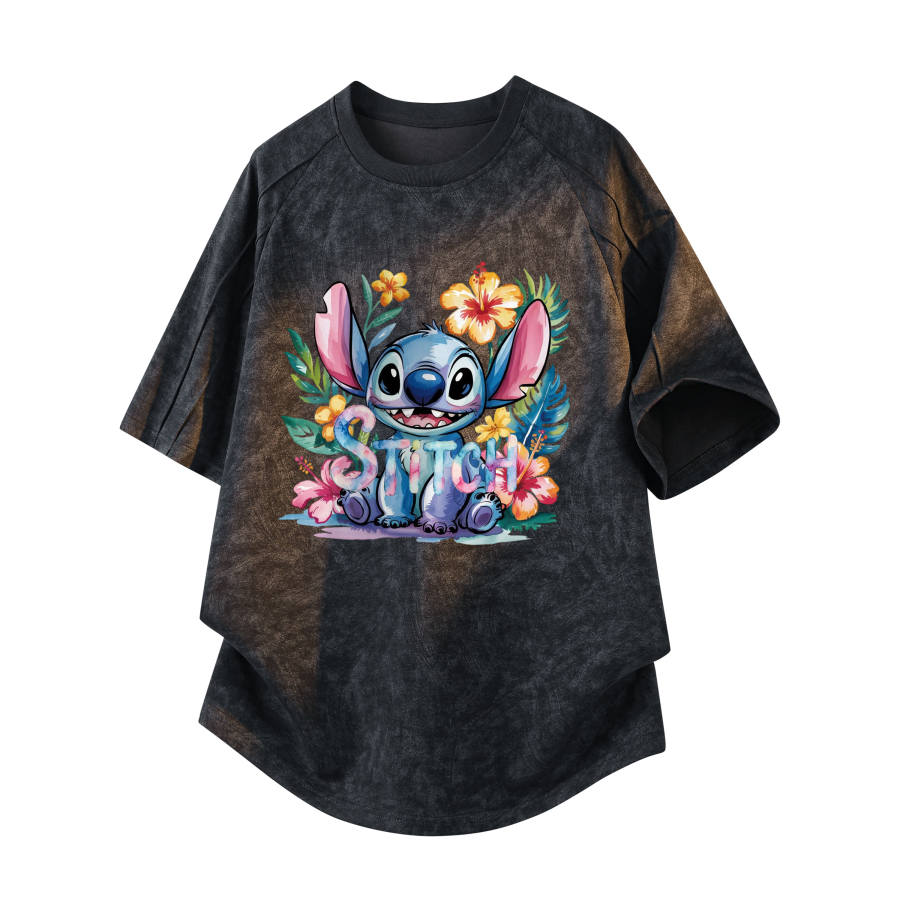 Disney T Shirts Unisex Crew Neck Moderate Straight Fit