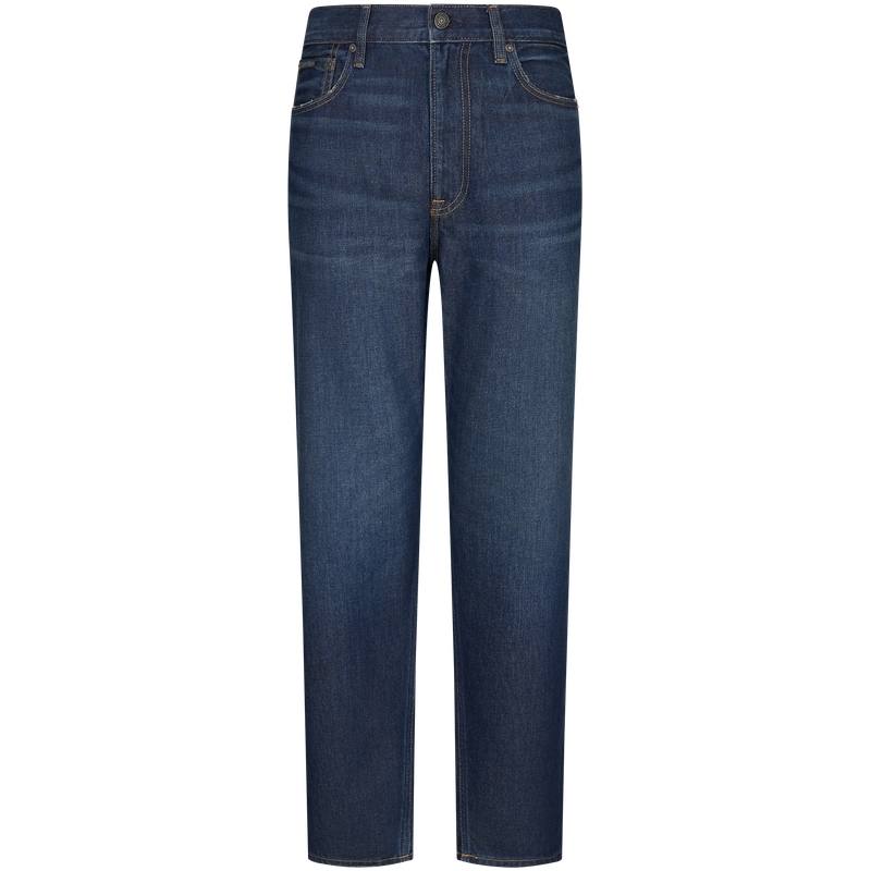 Calvin Klein Jeans Men's 8HF Denim Blue Moderate Tapered Pants