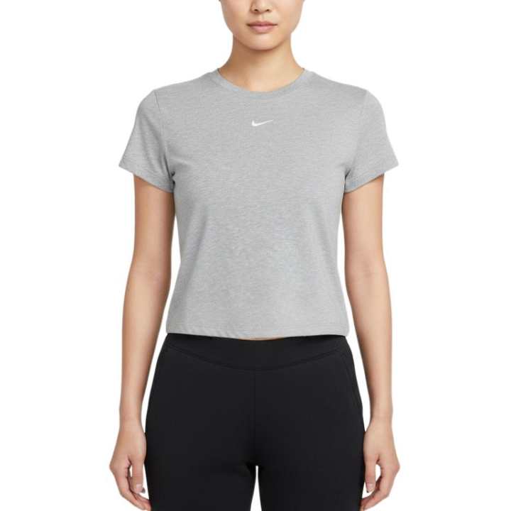 Nike Nike T Shirts Women's Gray Crew Neck Moderate