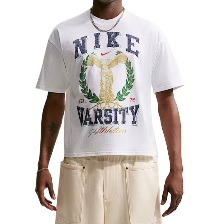 Nike Nike Sportswear T Shirts Men's White Crew Neck