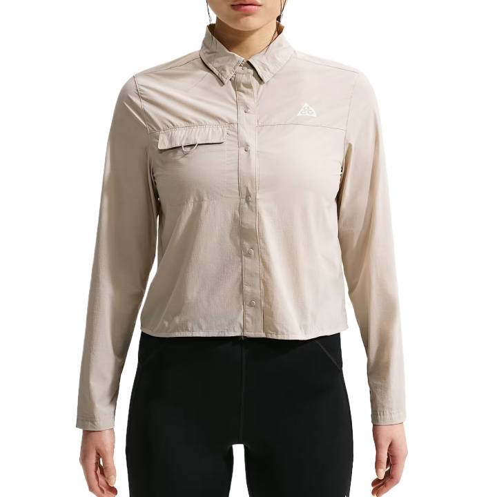 Nike Nike Shirts Women's Cream II/Peak White Lapel Moderate