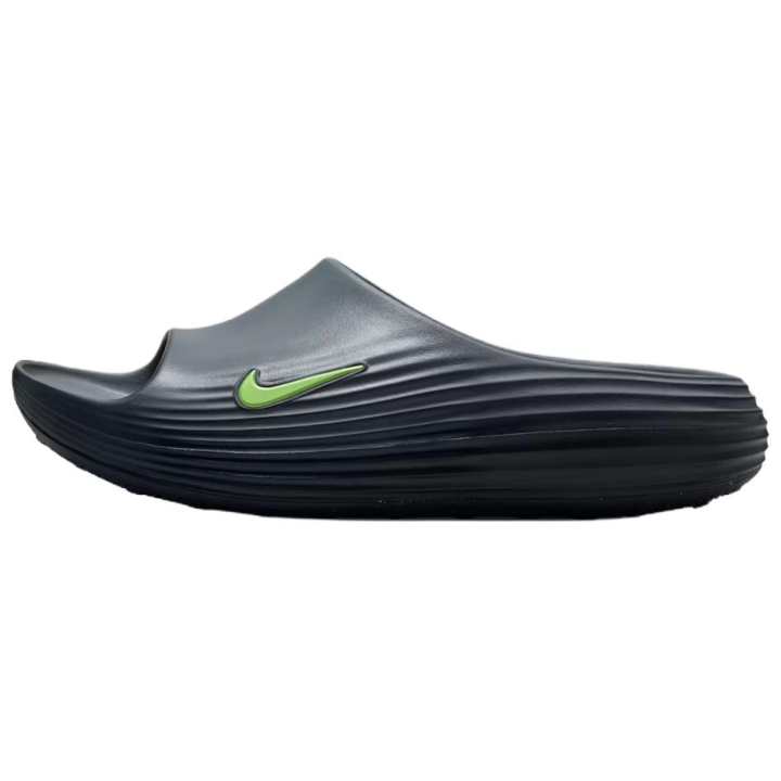 Nike Nike ReactX Rejuven8 Slide Slippers Men's Cool Gray/Black/Neon Green
