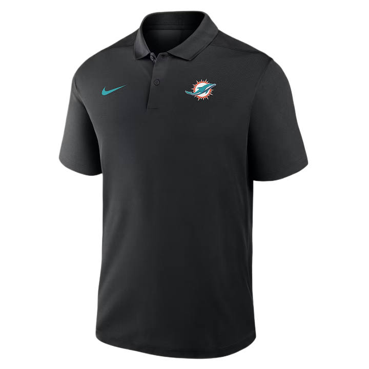 Nike Nike NFL Polo Shirts Men's Black Polo Collar Moderate