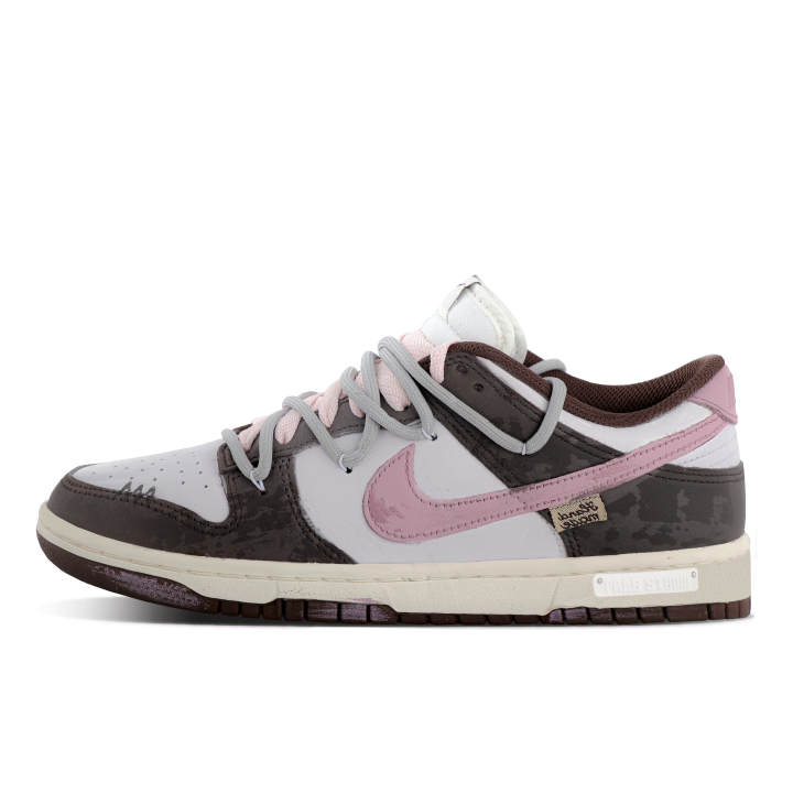 Nike Nike Dunk Skateboard Shoes Women's Low Top Pink/Brown