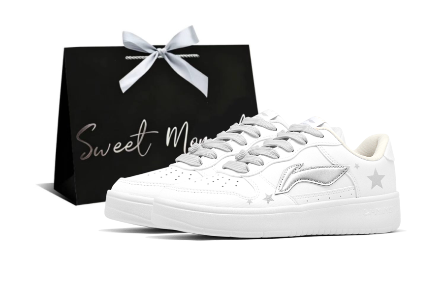 Li-Ning Li Ning Floating Boat Skateboard Shoes Women's Low Top White/Silver