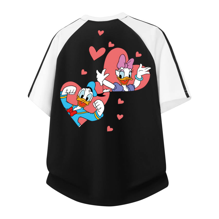 Disney T Shirts Unisex Crew Neck Moderate Straight Fit