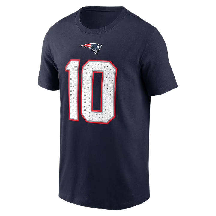 Nike Nike T Shirts Men's Marine Blue Crew Neck Moderate