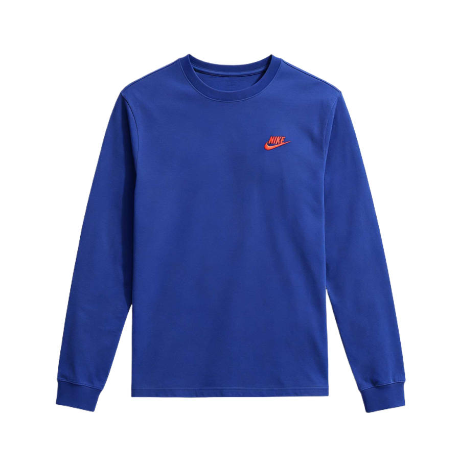 Nike Nike Sportswear Club T Shirts Men's Dark Royal Blue Crew Neck
