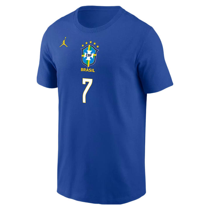 Jordan Jordan T Shirts Men's Royal Gaming Crew Neck