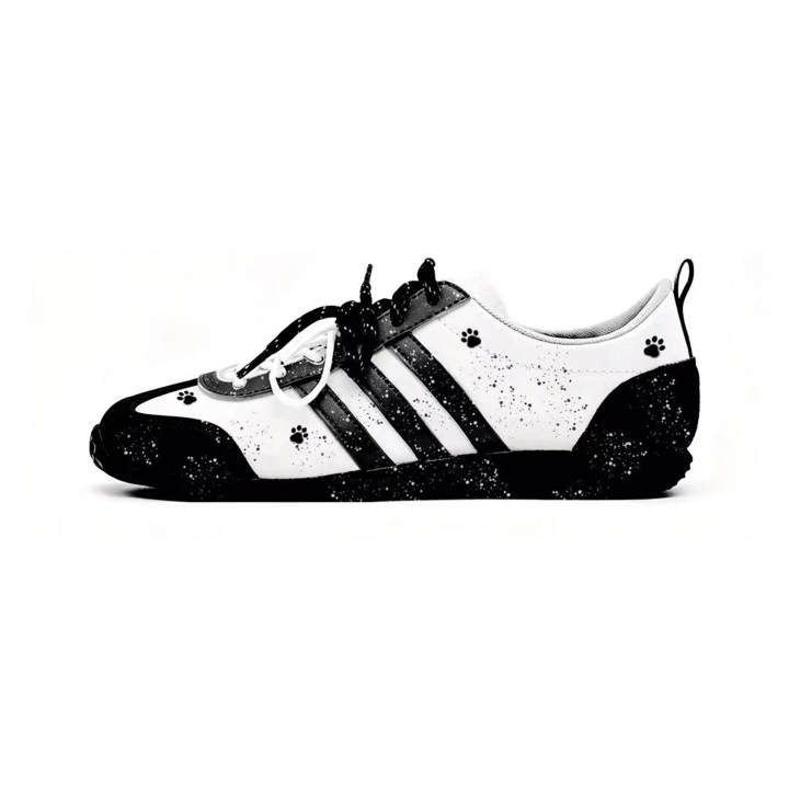 Adidas Adidas VS JOG 2.0 German Army Trainers Unisex Low Top Black/White
