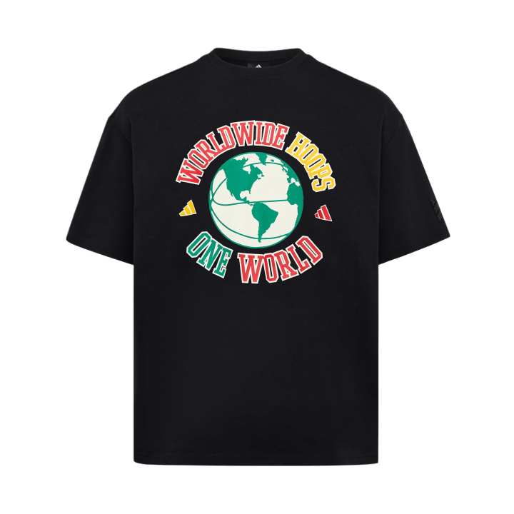 Adidas Adidas T Shirts Unisex Black Crew Neck Moderate