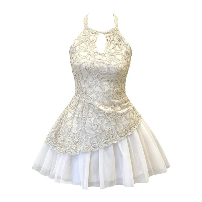 CPAURA Sleeveless Dresses Women's Image Color Moderate Short Skirt A Line Skirt