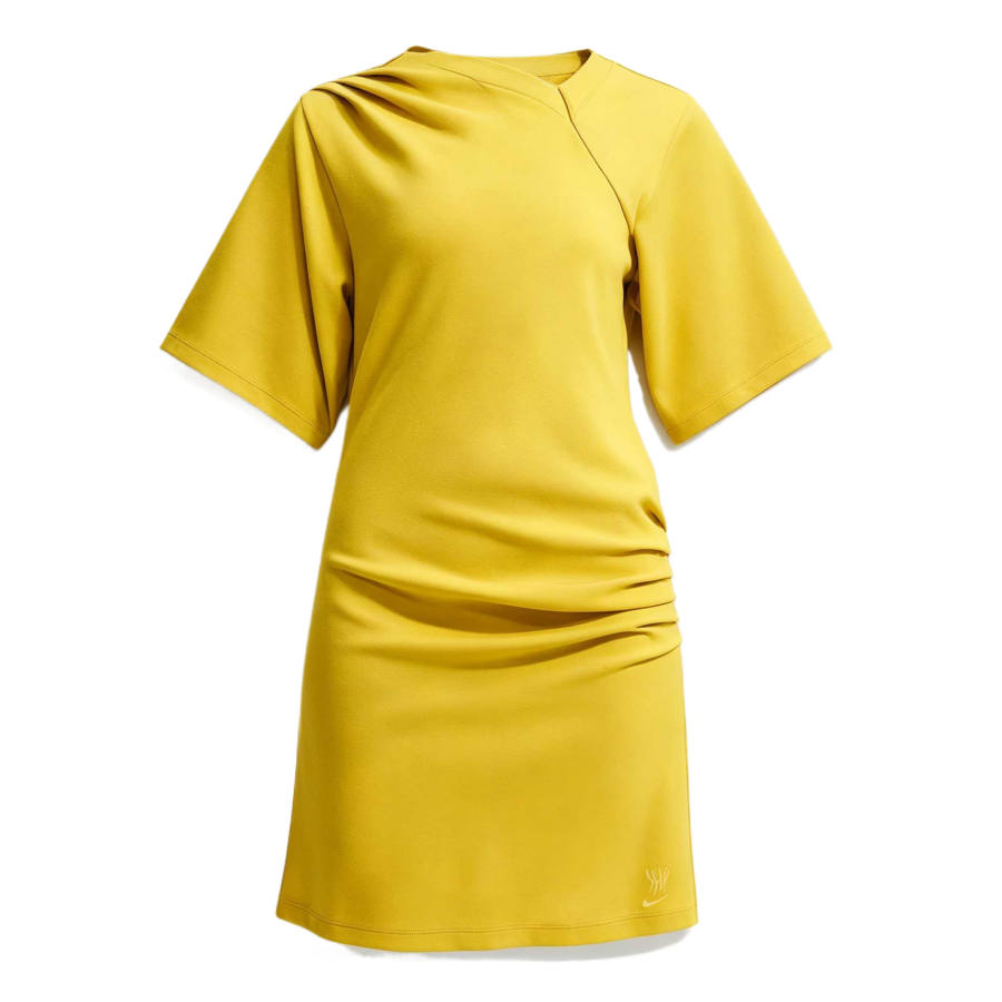 Nike Nike X Serena Williams Short Sleeved Dresses Women's Saffron Quartz Moderate Midi Dress