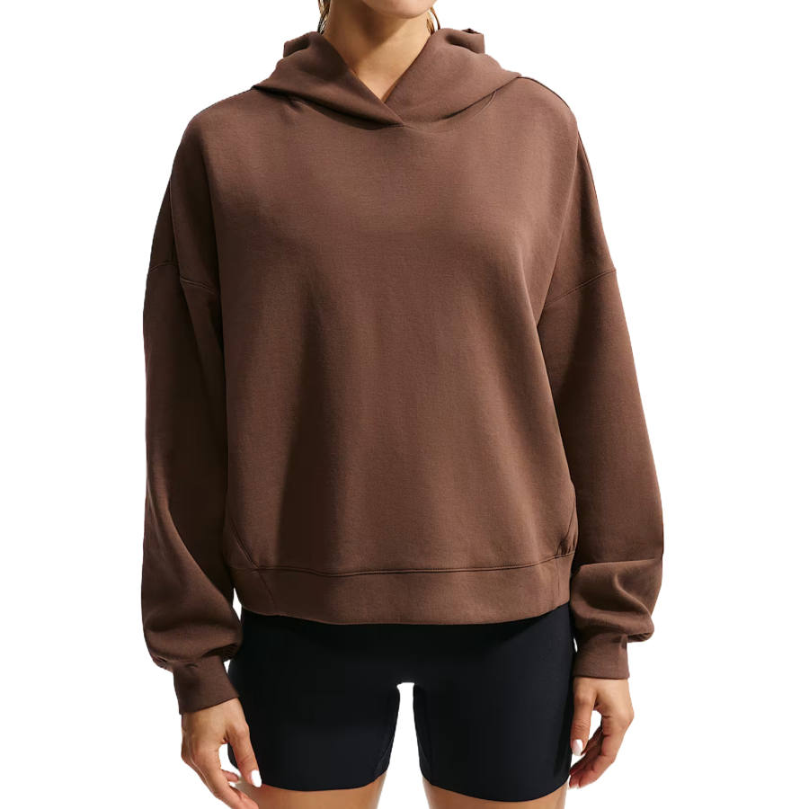 Nike Nike Sweatshirts Women's Cocoa/Black/Moss Brown Hooded Non Detachable Moderate