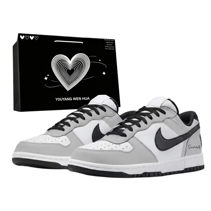Nike Nike Big Skateboard Shoes Men's Low Top Black