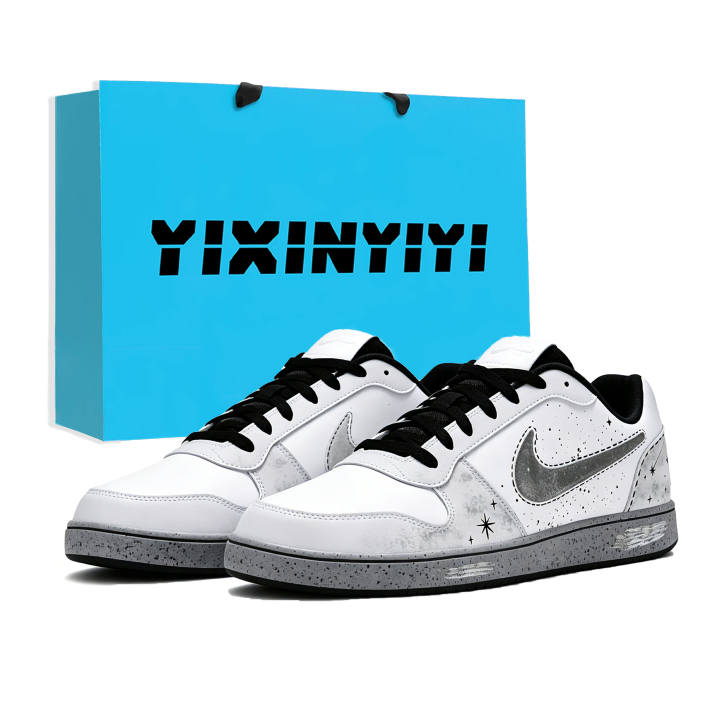 Nike Nike EBERNON Skateboard Shoes Men's Low Top Gray