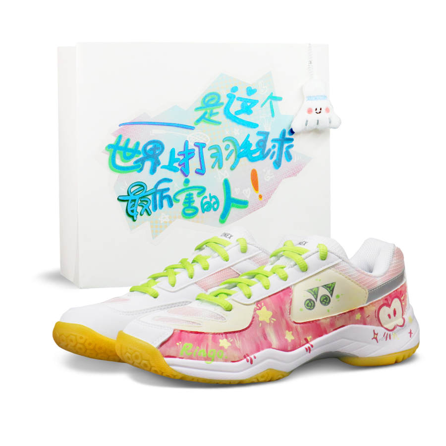 YONEX Power Cushion Badminton Shoes Unisex Low Top White/Pink