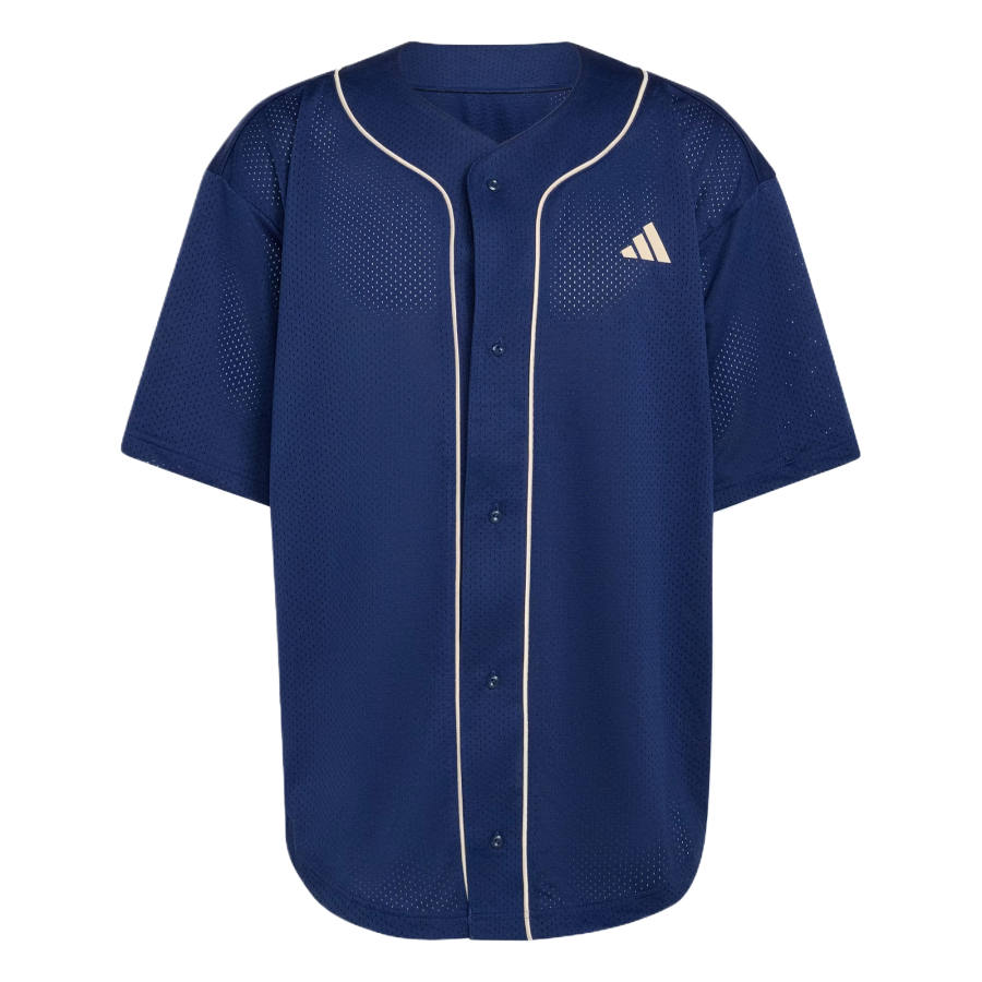Adidas Adidas Sportswear Baseball Jerseys Men's Dark Blue/Crystal Linen/White V Neck Moderate