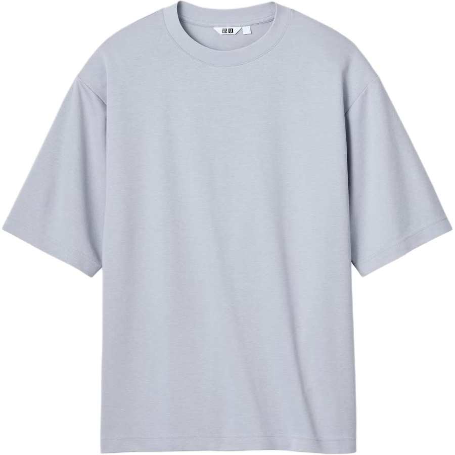 UNIQLO T Shirts Unisex Light Purple Crew Neck