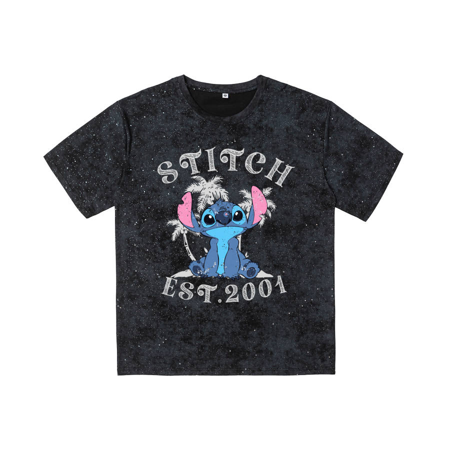 Disney T Shirts Unisex Crew Neck Moderate Straight Fit