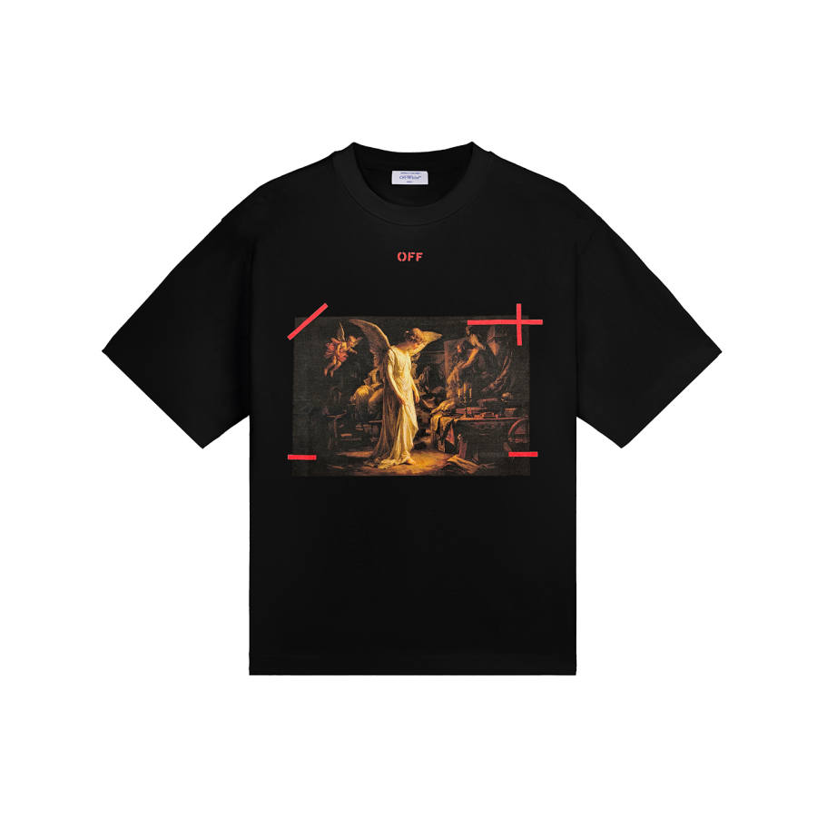 OFF-WHITE OFF WHITE T Shirts Unisex Crew Neck Moderate Heavyweight