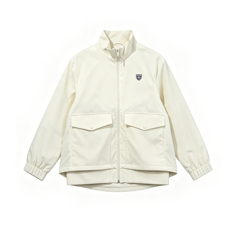 Li-Ning Li Ning Trench Coats Women's Ecru Trench Coat Lapel Moderate