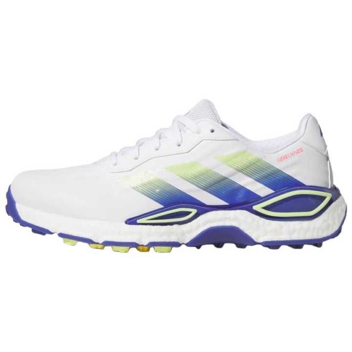 Adidas Adidas Codechaos 27 Golf Shoes Men's White/Indigo/Neon Yellow