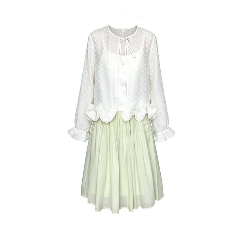 MARIE·COCO Two Piece Skirt Sets Women's Moderate Midi Dress