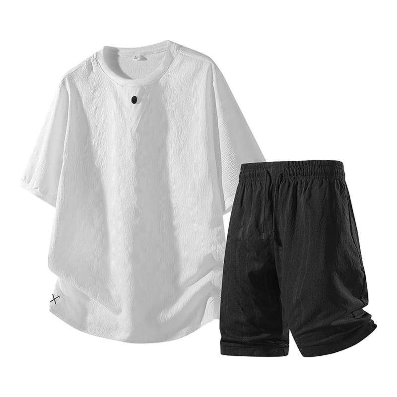 Sugarfunk Sugarfunk Casual Sportswear Men's Crew Neck Thin