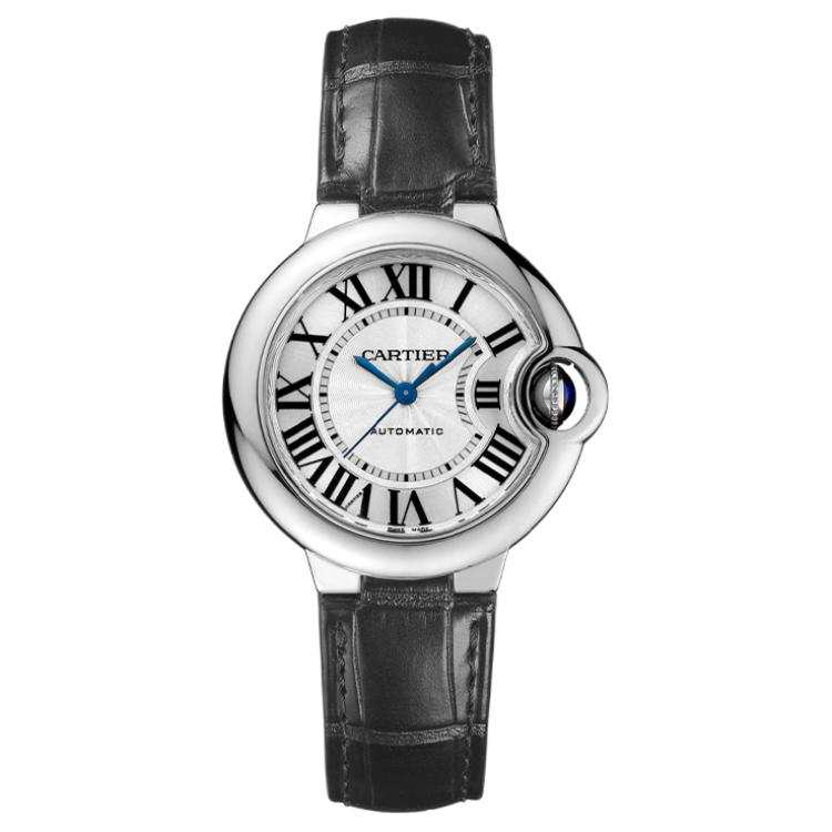 CARTIER Blue Balloon Collection Automatic Mechanical Movement Women's Watch 33mm Silver Dial