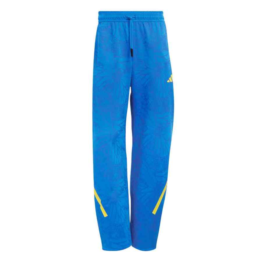 Adidas Adidas ZNE Casual Pants Men's Blue Moderate Straight Fit Pants