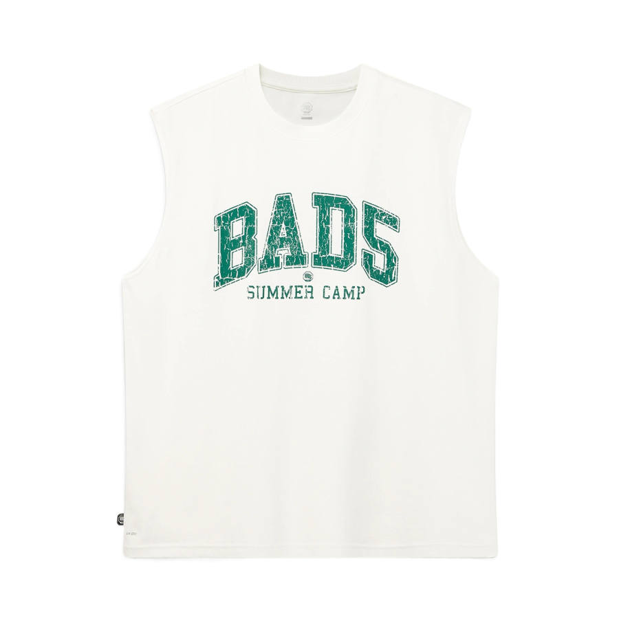 Li-Ning Li Ning BADFIVE Tank Tops Men's Ivory Crew Neck Moderate