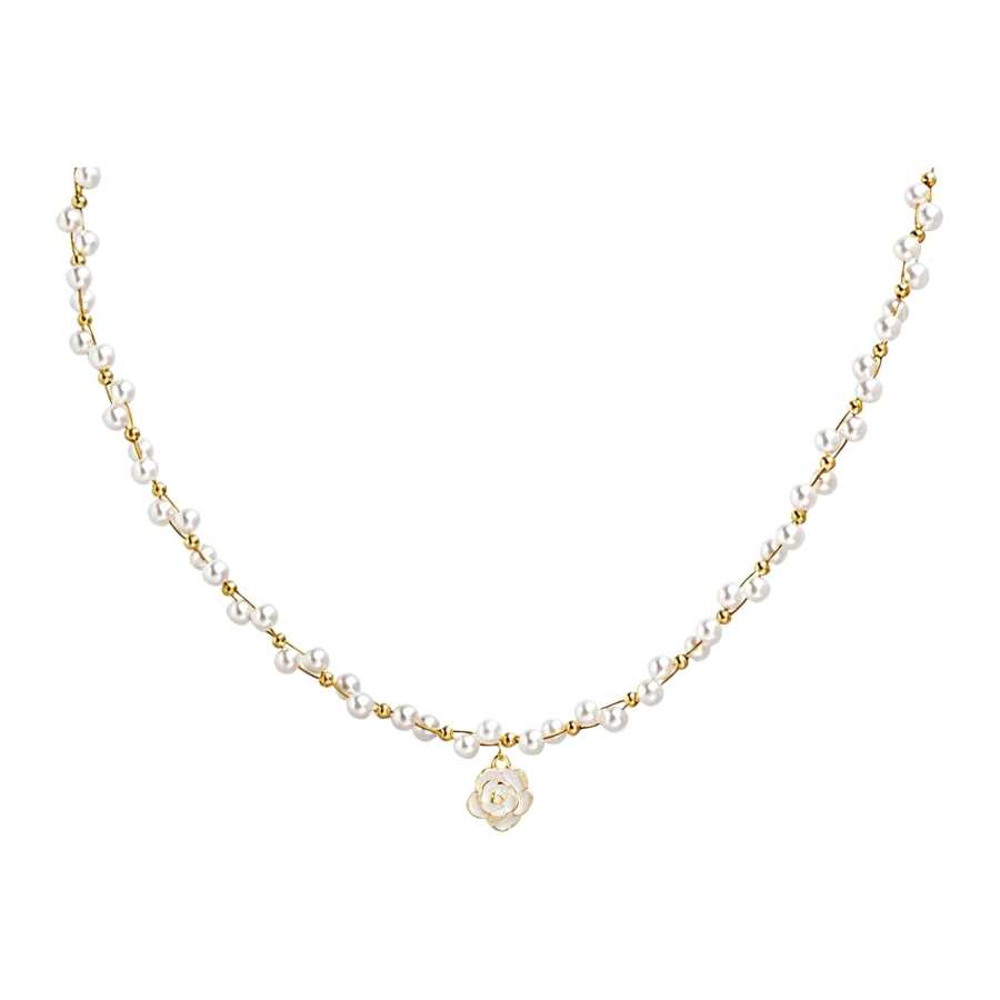 IOTS IOTS Alloy Pearls Necklaces Women's