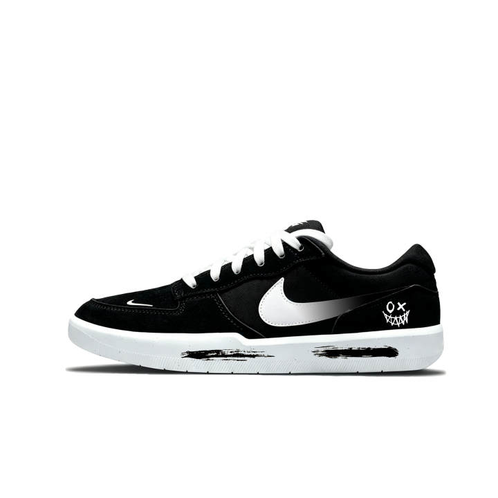 Nike Nike SB Force 58 Skateboard Shoes Men's Low Top White, Black