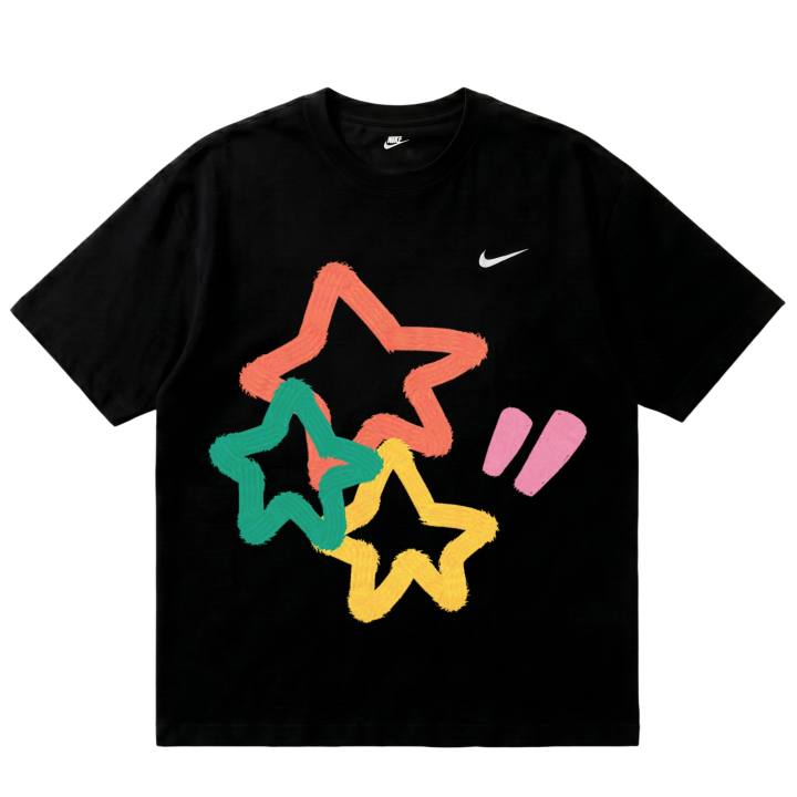 Nike Nike Sportswear T Shirts Unisex Black Crew Neck Thin Straight Fit