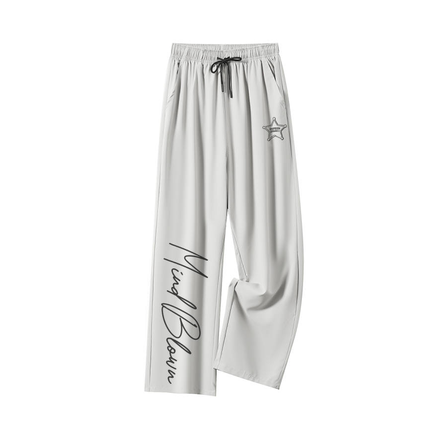 Disney Casual Pants Unisex Thin Straight Fit Pants