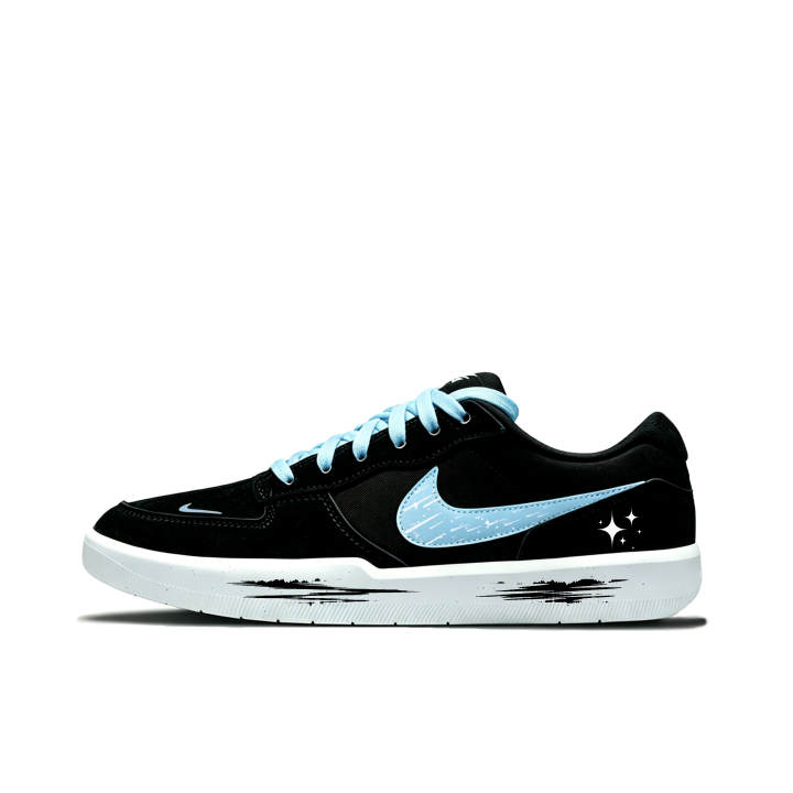 Nike Nike SB Force 58 Skateboard Shoes Men's Low Top Blue, White