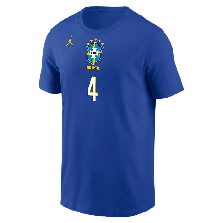 Jordan Jordan T Shirts Men's Royal Gaming Crew Neck
