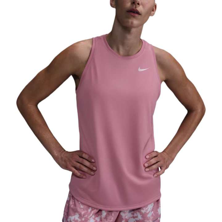 Nike Nike Quick Dry Tank Tops Women's Element Pink Crew Neck Moderate