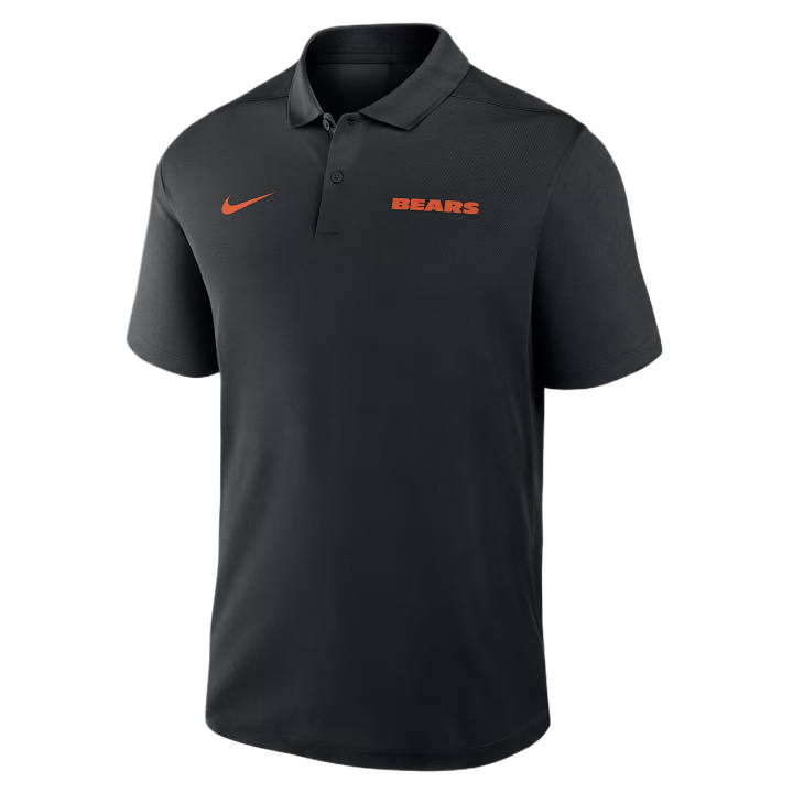 Nike Nike NFL Polo Shirts Men's Black Polo Collar Moderate