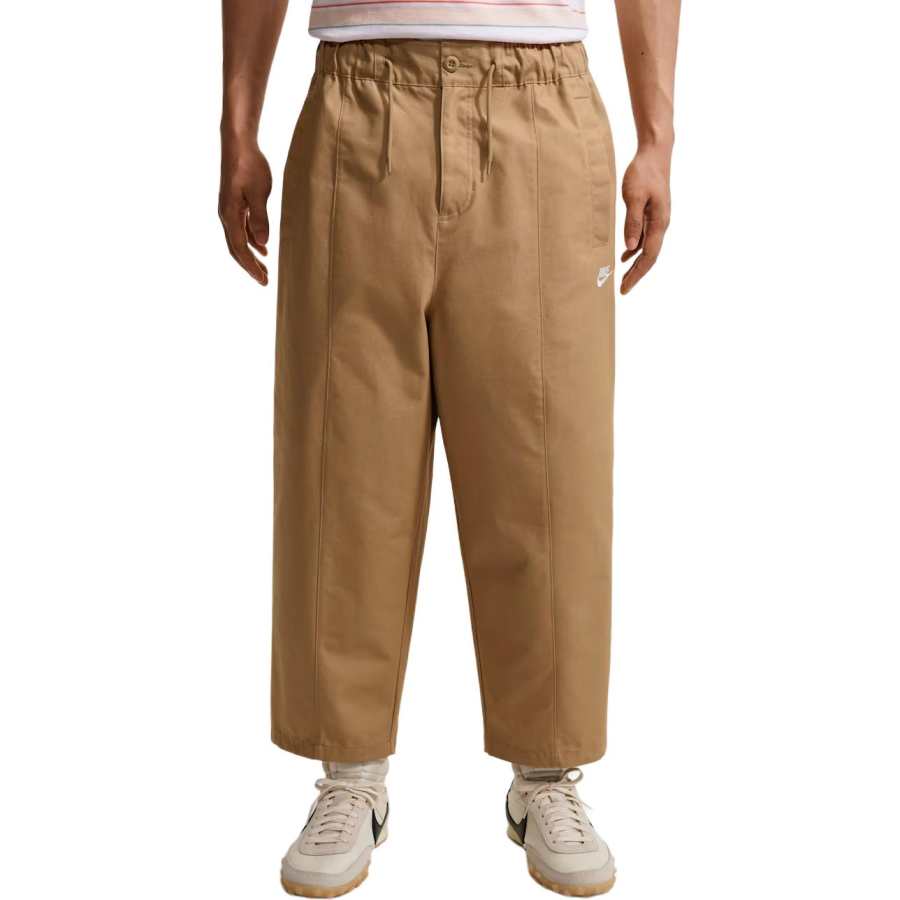Nike Nike Sportswear Casual Pants Men's Parachute Beige/White Moderate