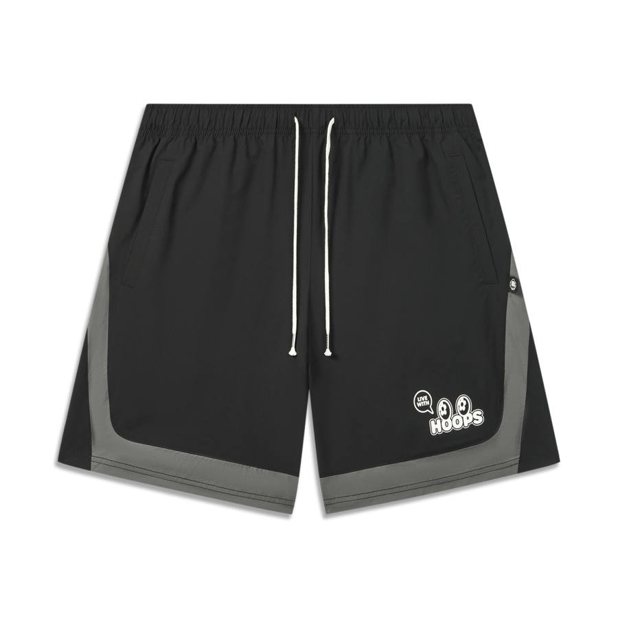 Li-Ning Li Ning Basketball Collection Sports Shorts Men's Black Moderate Straight Fit Pants